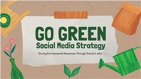 绿色自然手绘风环保公益活动策划方案ppt模板